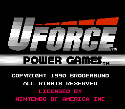 U-Force Power Games - NES - Title Screen.png