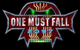 File:One Must Fall 2097 - DOS - Title.png