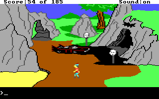 King's Quest 2 - DOS - Batmobile.png