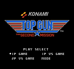 Top Gun - The Second Mission - NES - Title Screen.png