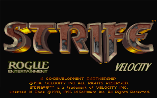 File:Strife - DOS - Title.png