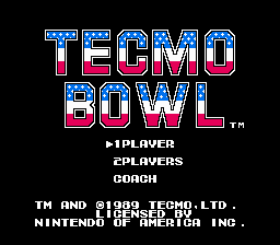 Tecmo Bowl - NES - Title.png