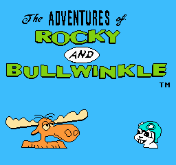 Rocky_and_Bullwinkle_-_Title_Screen - The Adventures of Rocky and Bullwinkle and Friends [NES][MF] - Juegos [Descarga]