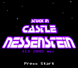 Stuck in Castle Nessenstein - NES - Title.png