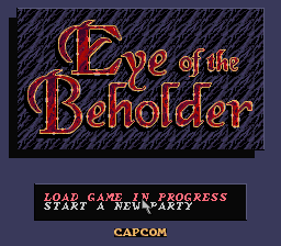 Eye of the Beholder - SNES - Title Screen.png