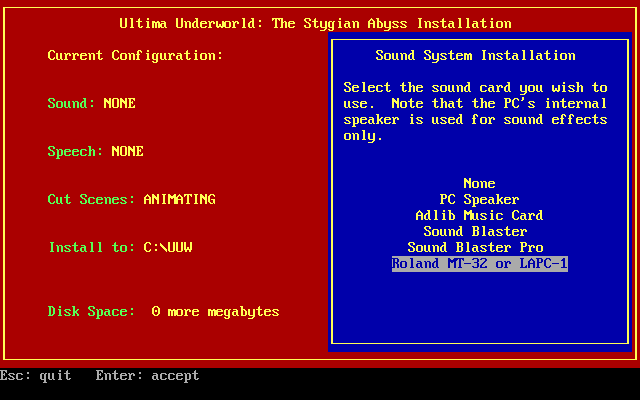 File:Ultima Underworld - DOS - Setup - Music.png
