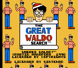 Great Waldo Search - NES - Title Screen.png