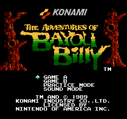 Adventures of Bayou Billy - NES - Title.png
