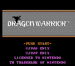 Dragon Warrior - NES - Title.png