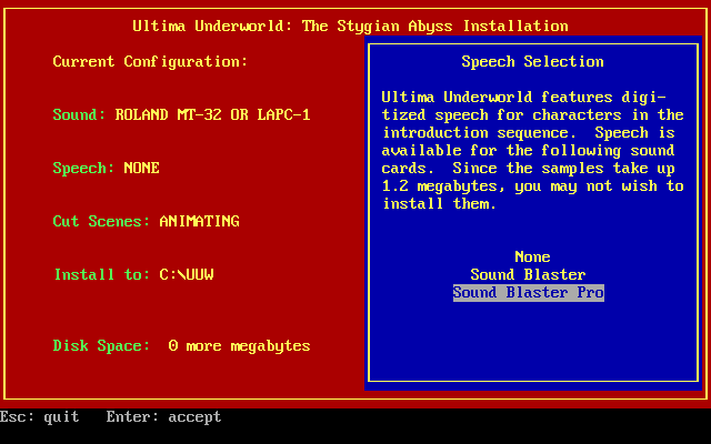 File:Ultima Underworld - DOS - Setup - Speech.png