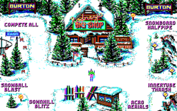 Ski or Die - DOS - Game Selection.png