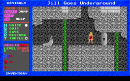 Jill of the Jungle - Jill Goes Underground - DOS - Level 1.png