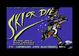 Ski or Die - C64 - Title Screen.png