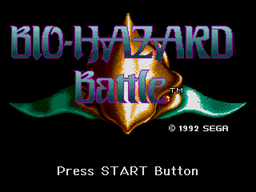 Bio-Hazard Battle - Genesis - Title Screen.png