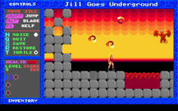 Jill of the Jungle - Jill Goes Underground - DOS - Level 9.png