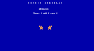 QBasic Gorillas - DOS - Introduction.png