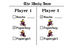 Paperboy 2 - DOS - Gameplay 1.png