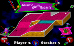 Fuzzy's World of Miniature Space Golf - DOS - Galactic Giggle Gadgets.png