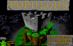 Populous - X68 - Title Screen.png