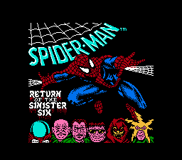 Spider-Man - Return of the Sinister Six - NES - Title Screen.png