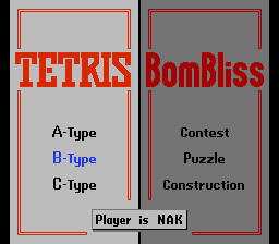 Tetris 2 + Bombliss - FC - Game Selection.png