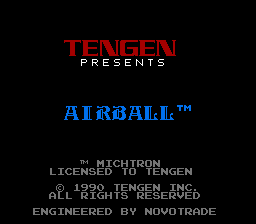 Airball - NES - Title Screen 1.png