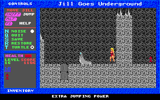 Jill of the Jungle - Jill Goes Underground - DOS - Level 16.png