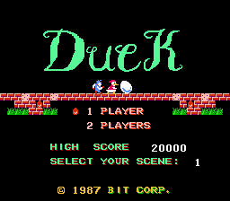 Duck - NES - Title Screen.png