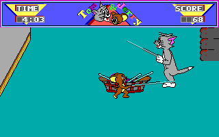 File:Tom & Jerry's Cat-astrophe - DOS - En garde.png