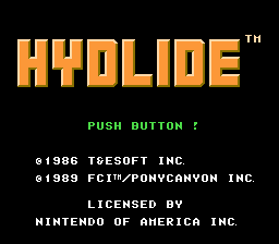 Hydlide - NES - Title Screen.png