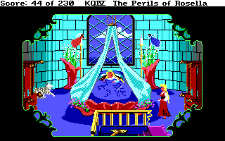 King's Quest 4 - DOS - Genesta's Room.png
