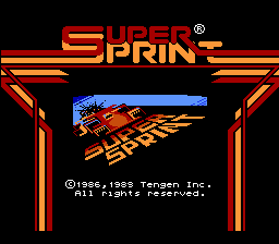 Super Sprint - NES - Title Screen.png