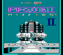 Impossible Mission II - NES - Title Screen.png