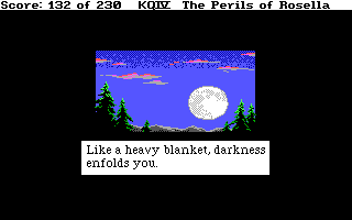 File:King's Quest 4 - DOS - Night Time.png