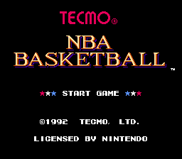 Tecmo NBA Basketball - NES - Title Screen.png