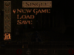 Quake - DOS - Menu game.png