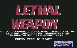 Lethal Weapon - C64 - Title Screen.png