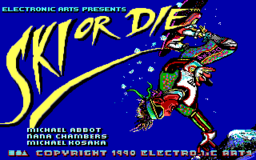 Ski or Die - DOS - Title Screen.png