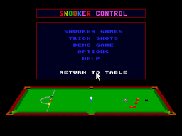 Jimmy White's Whirlwind Snooker - SMD - Gameplay 1.png