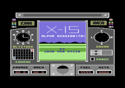 X-15 Alpha Mission - C64 - Title Screen.png